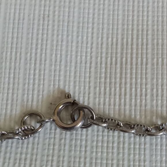 Vintage Indian Agate Claw Set Multicolored Stones Large Metal Pendant Necklace - Picture 11 of 12